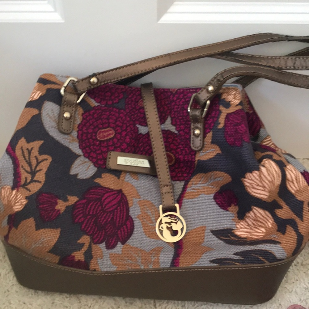 Spartina 449 Daufuskie Island Purse Linen Leather
